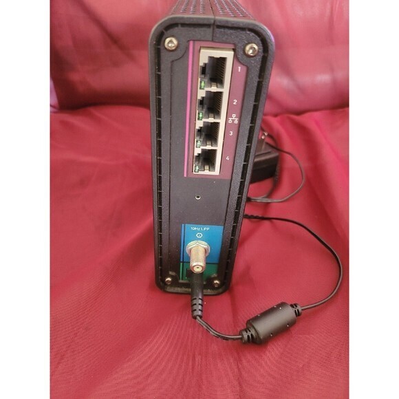 Motorola SBG6580 DOCSIS 3.0 Wireless Cable Modem Router Gateway W/ AC Adapter E5 - Picture 2 of 3